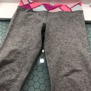 grey ivivva leggings with waistband